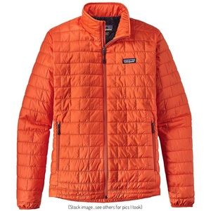 Patagonia Nano Puff Jacket, Men’s size XL, Orange